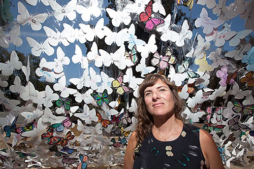 Butterfly artwork focuses on immigration