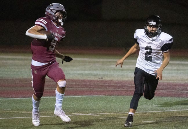 Claremont gets big 37-0 win on homecoming night
