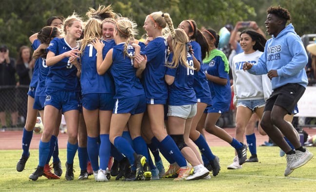 Webb girls soccer makes school history by claiming CIF title