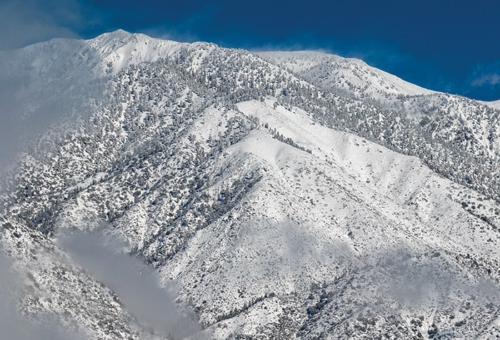 Courier video: after the storm on the road to Mt. Baldy