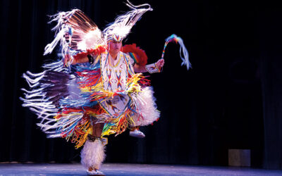 Native American dancers perform at Foothill Country Day
