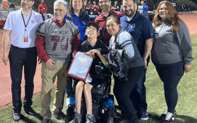 Christopher Clark honored at October 4 football game