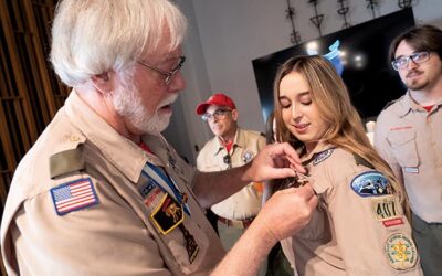 Glass ceiling shattered: Claremont Troop promotes first female Eagle Scout