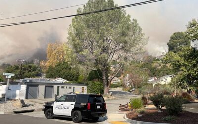 Claremont first responders help at fire sites