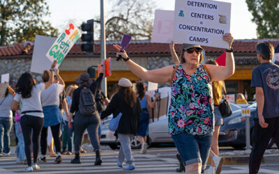 ‘National shutdown’ protest draws hundreds to Claremont